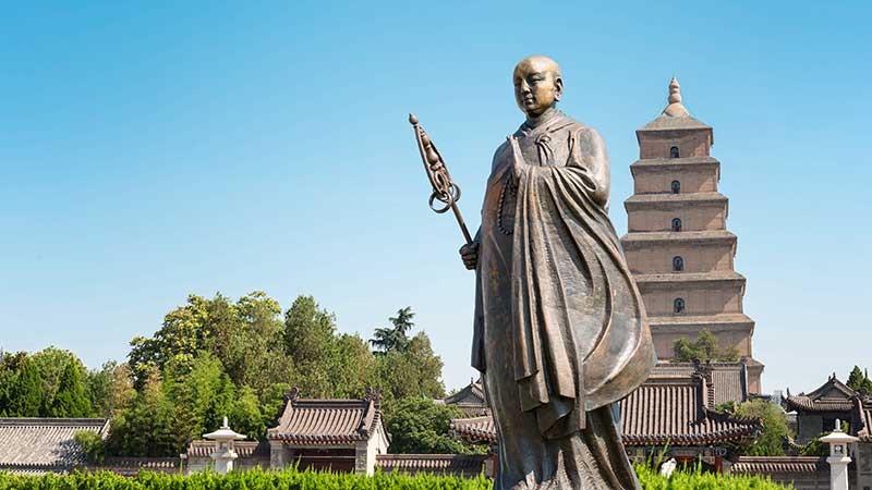 China Attraction Big Wild Goose Pagoda