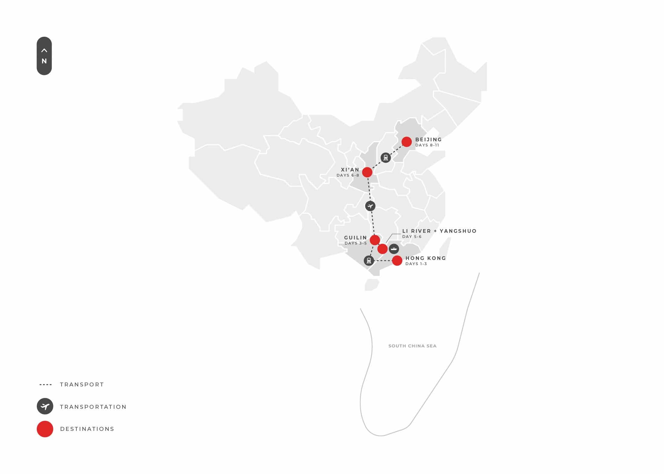 Hongkong 11 Days (hong Kong + Guilin + Xian + Beijing) S